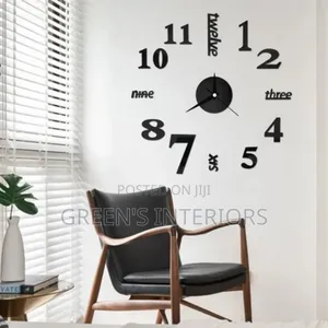40 Cm Flameless Clock Available