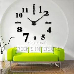 120 Cm Flameless Clock Available