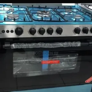 Nasco 5-burner Gas Stove With Oven & Grill (90x60)