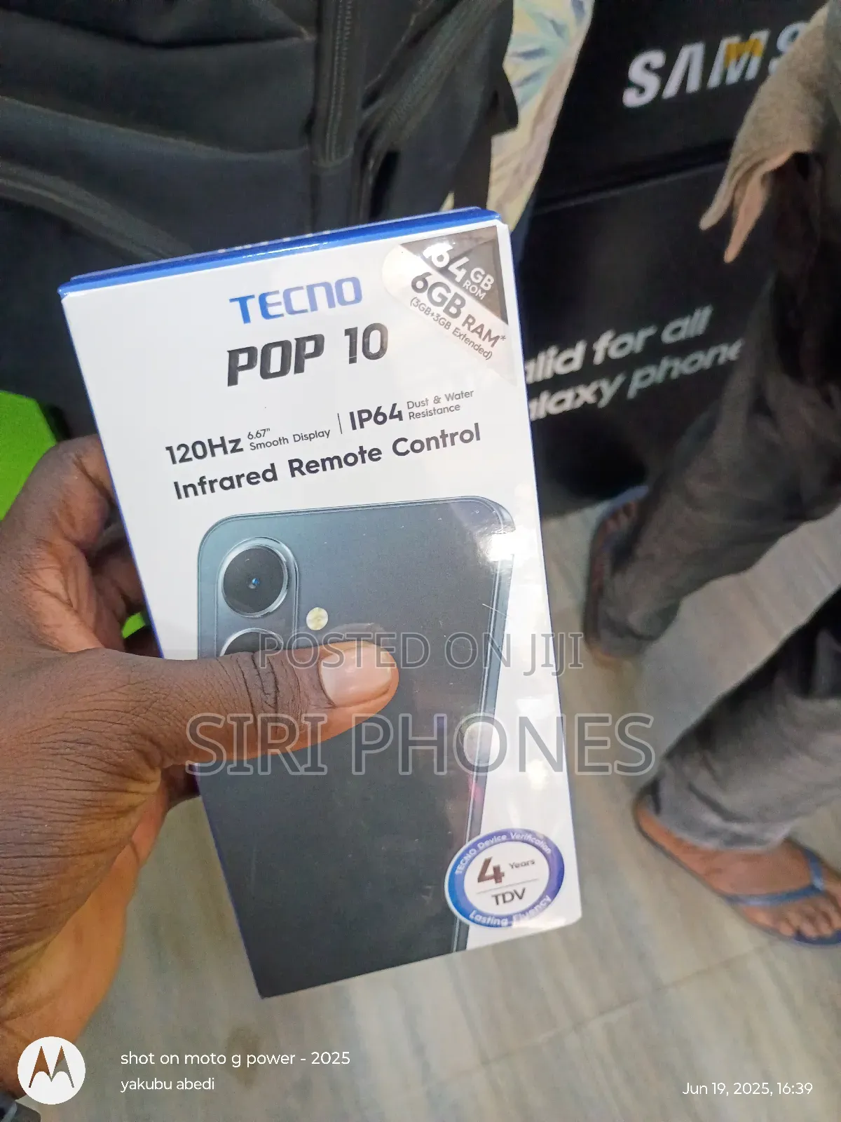 New Tecno Pop 10 64 GB Black