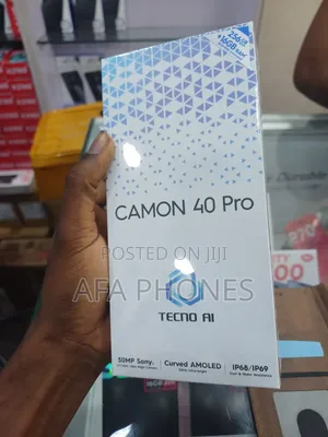 New Tecno Camon 40 Pro 4G 256 GB Black