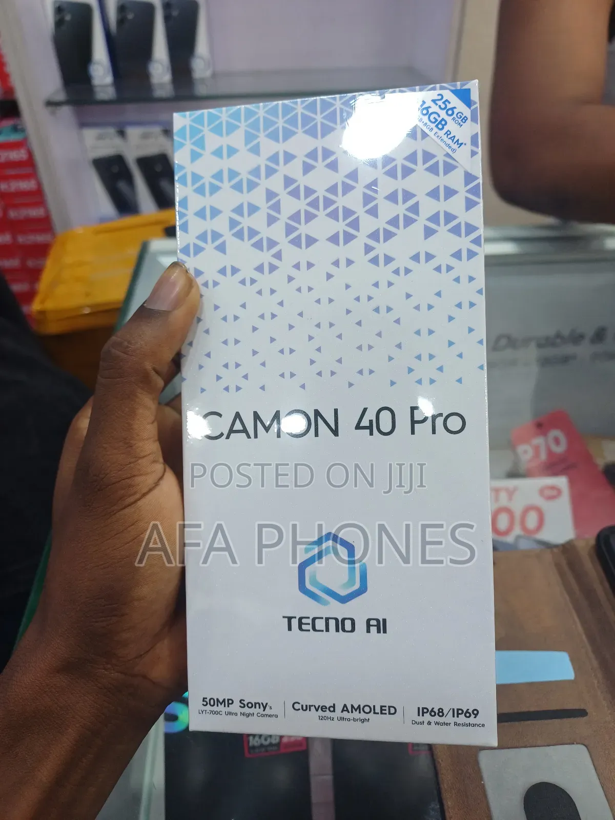New Tecno Camon 40 Pro 4G 256 GB Black