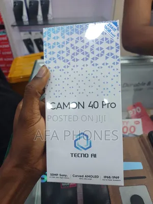 New Tecno Camon 40 Pro 4G 256 GB Black