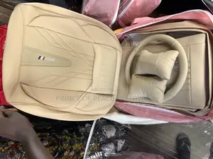 Leather Seat Cover Set ( Beige Colour )