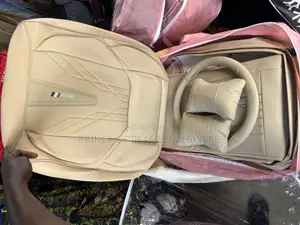 Leather Seat Cover Set ( Beige Colour )