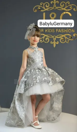 Luxury Turkey Brand Silver /Ash/ White Princess Ball Gown