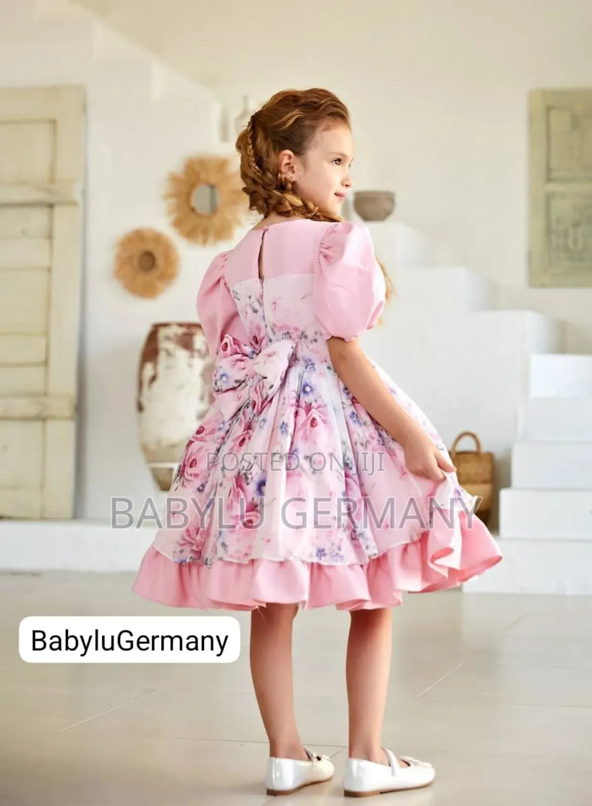 Premium Pink Girl Dress -Turkey Luxury Brand