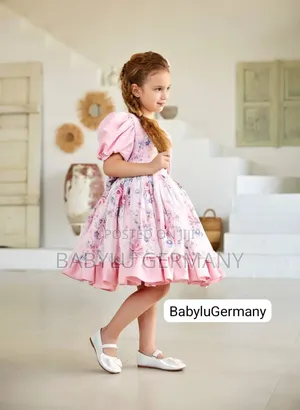 Premium Pink Girl Dress -Turkey Luxury Brand