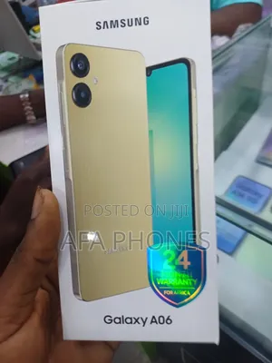 New Samsung Galaxy A06 128 GB Gold