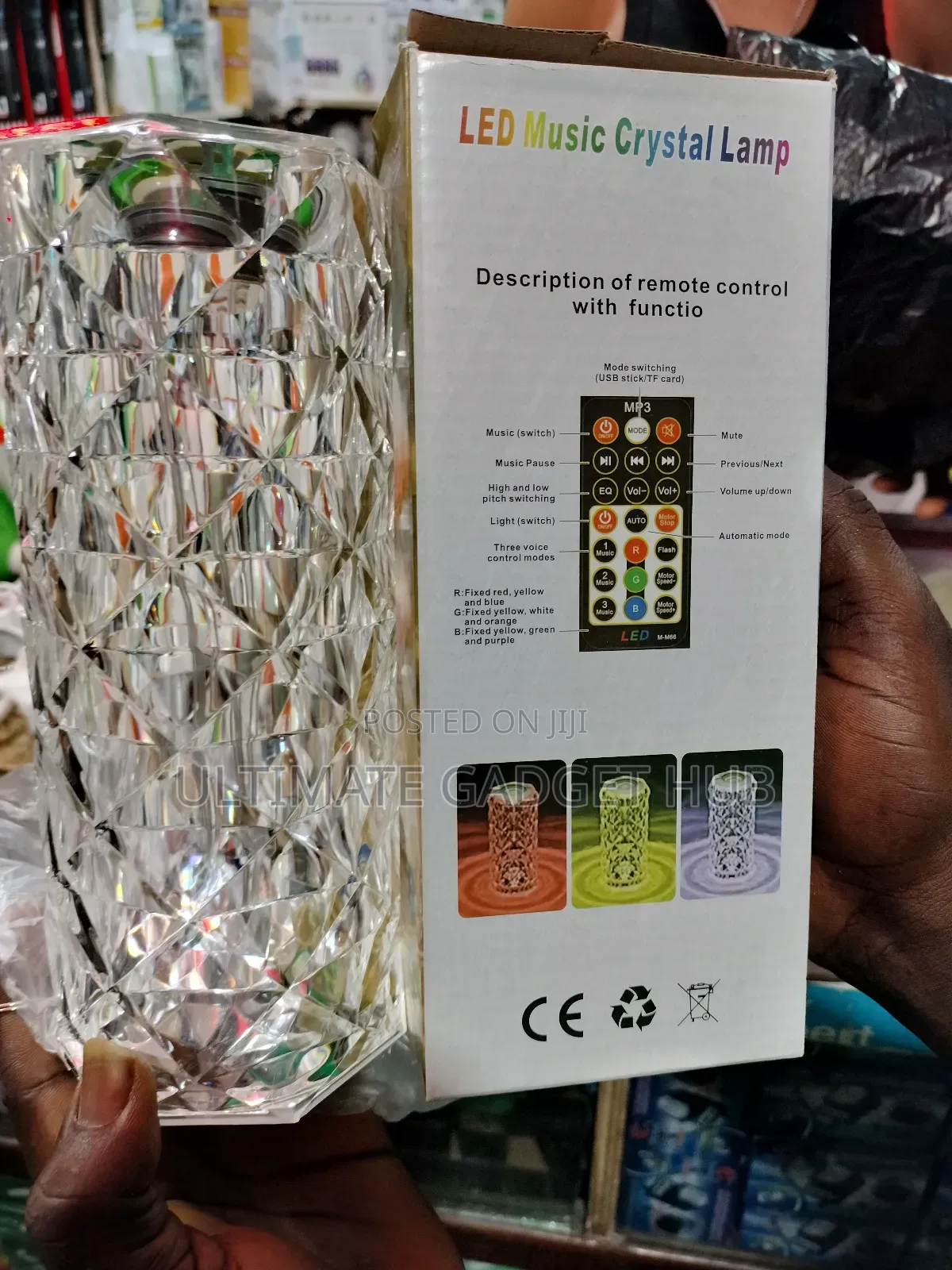 Touchpad Crystal Lamp