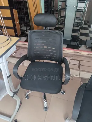 Rotatable Office Chair With Head Rest