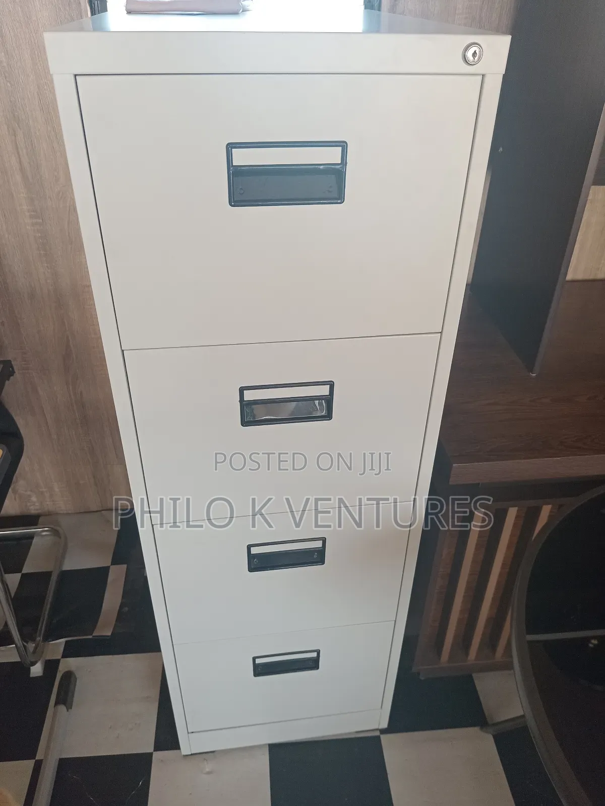Metal Cabinet With 4 Safe