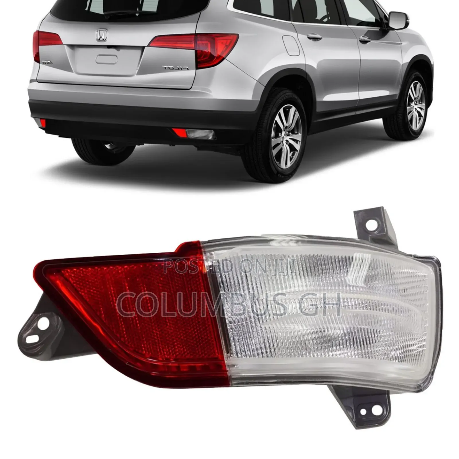 Honda Pilot 2016-2019 Rear Bumper Reflector