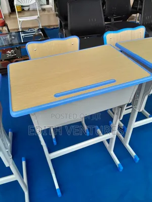 Metal and Wood Desk