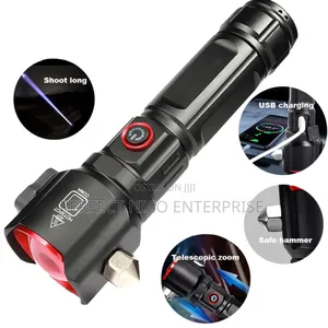 Security Torch Light / Multi-Function High Led Flashlight.