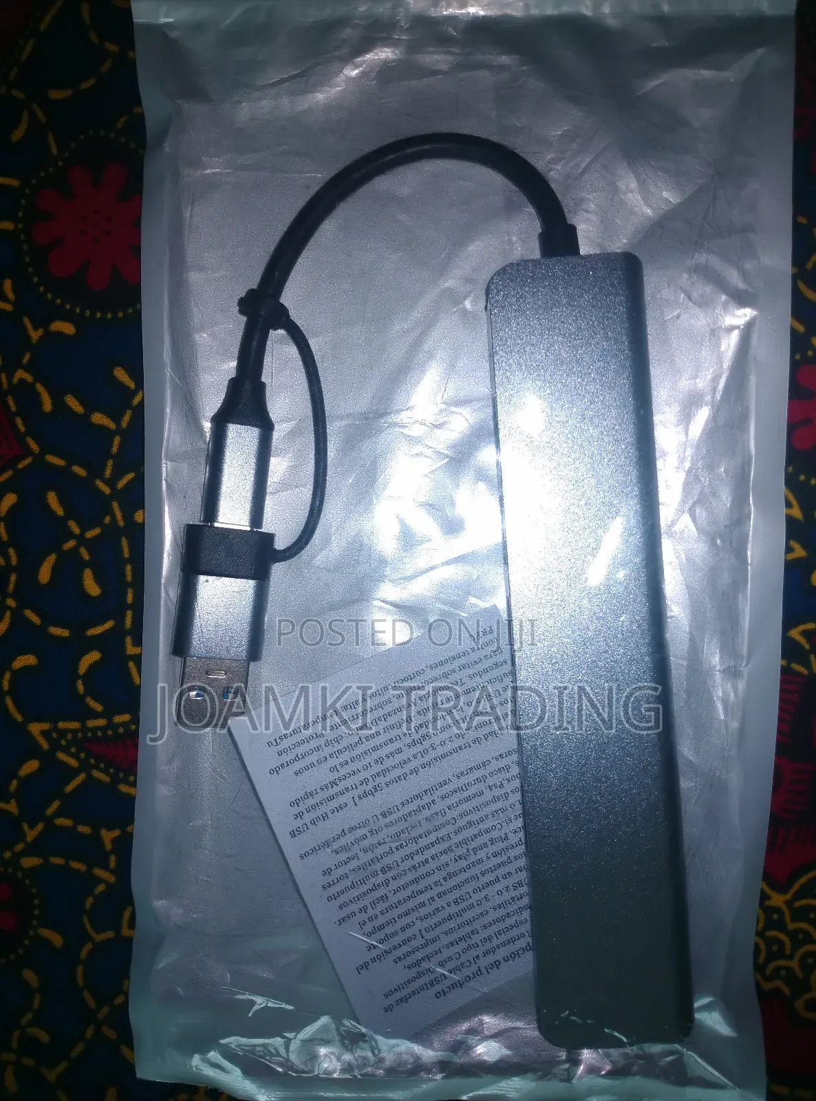 7 In 2 Usb C Hub 3.0 Splitter 4 Laptop, Phone, iPad.