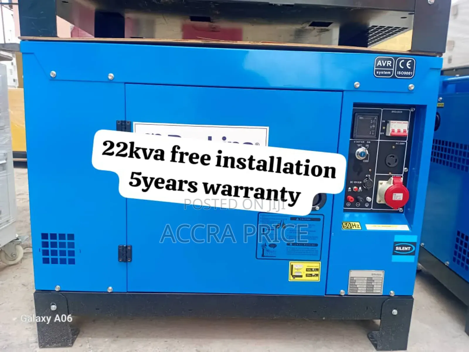 Enhanced Control 22kva Diesel Perkins Diesel Genset Silent