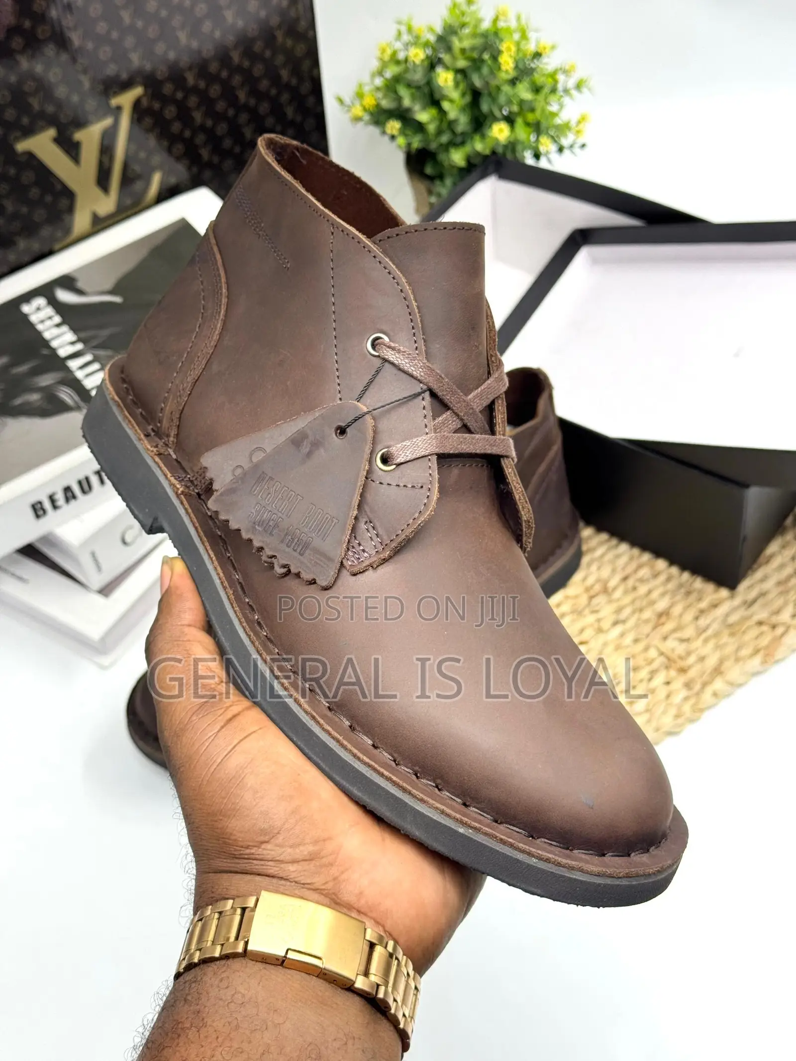 Clarks Boot Leather