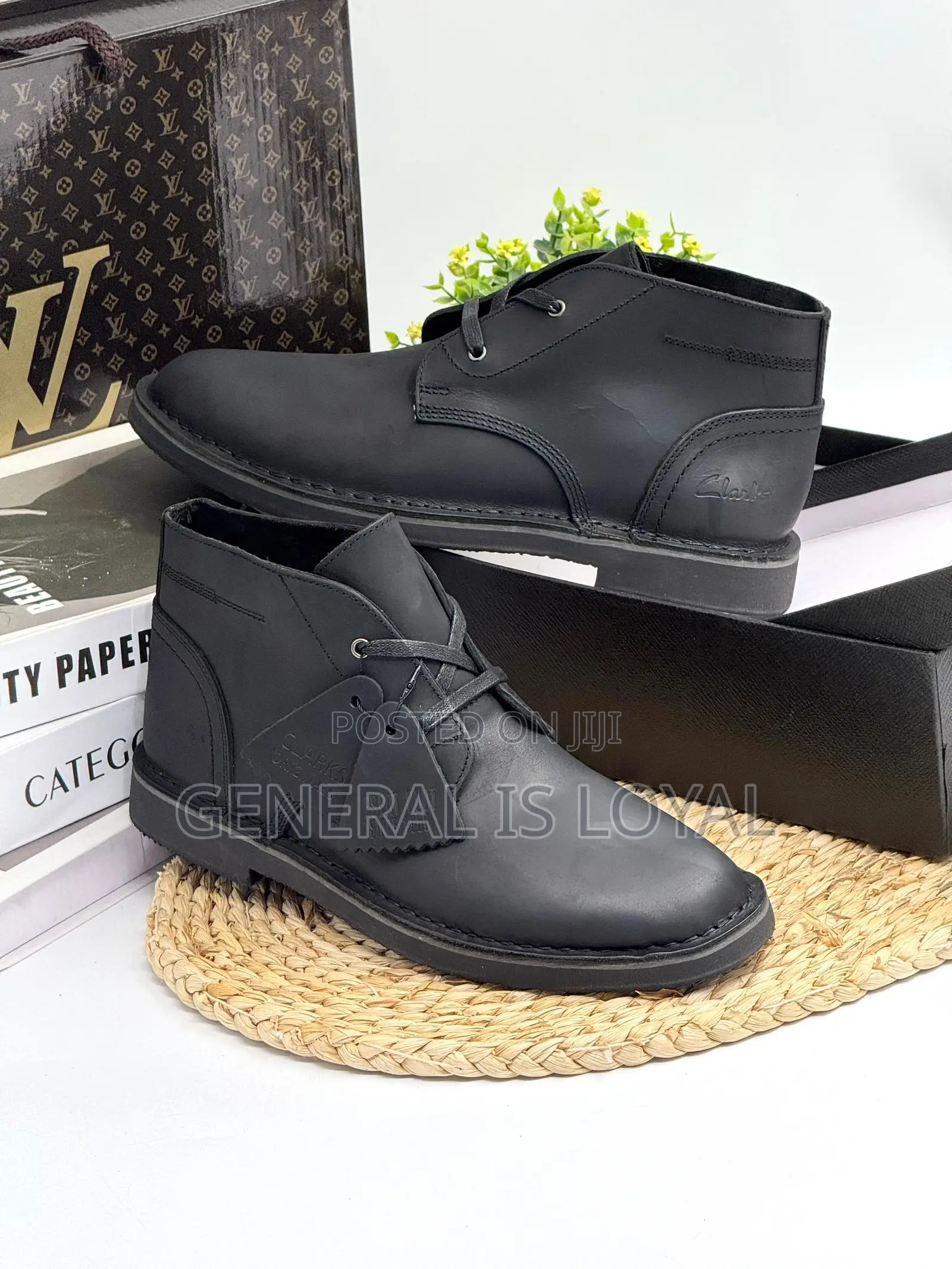 Clarks Boot Leather