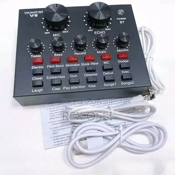 V8 Live Sound Card