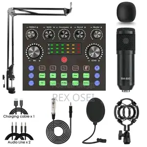 Live Sound Card and Microphone