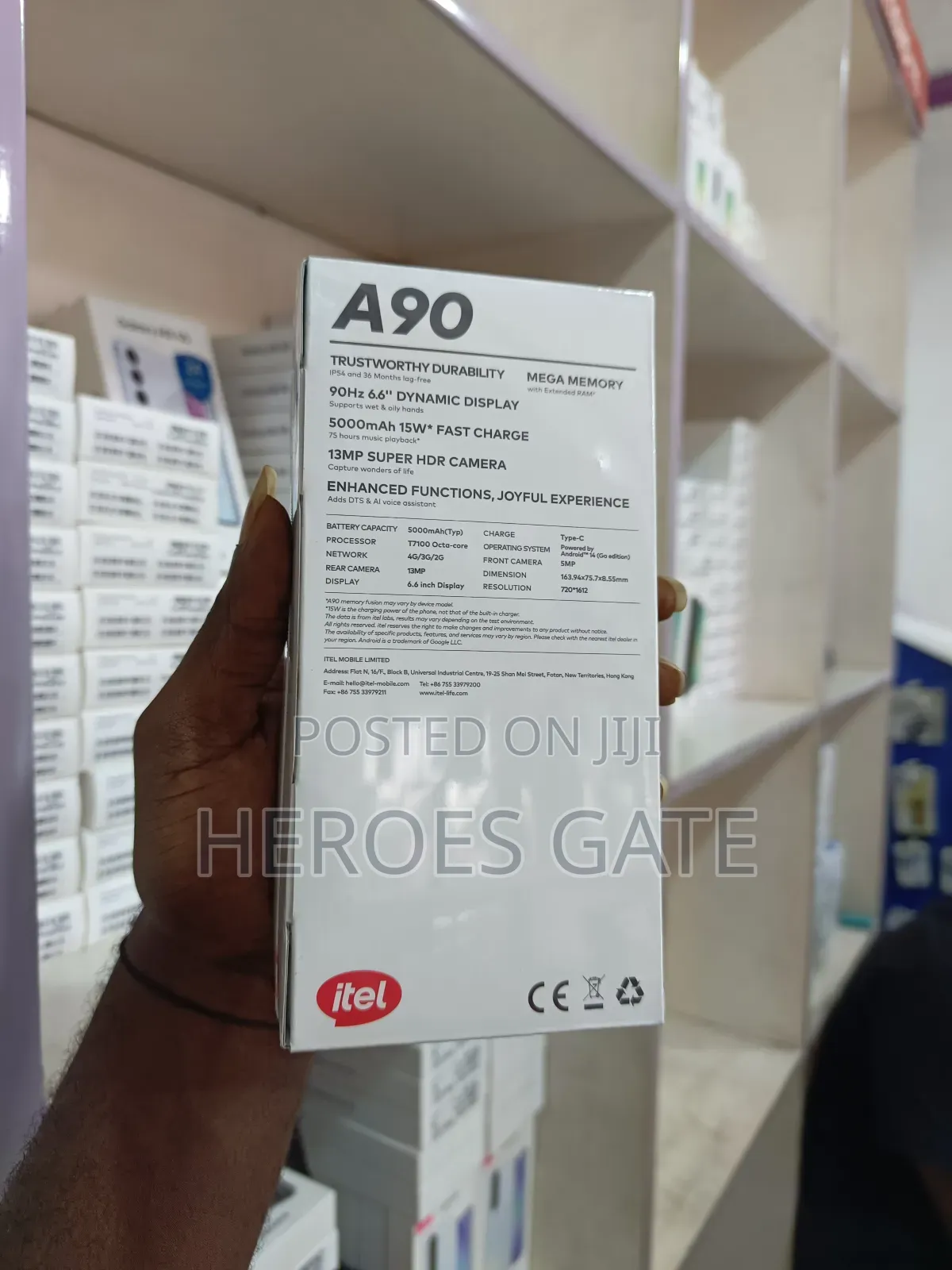 New Itel A90 128 GB