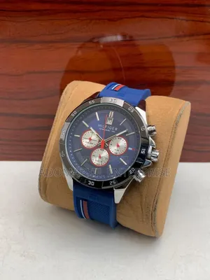 Tommy Hilfiger Chronograph Rubber Strap Watch