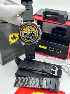 Ferrari Digital  Watch With 3 Different Straps