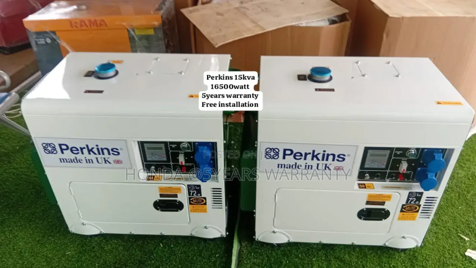 Electric Generator Systems 16500watt Perkins 15kva Generator