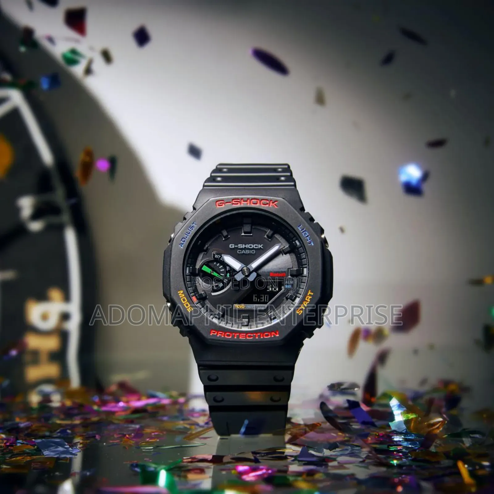 Authentic G-shock Chronograph Rubber Strap Watch