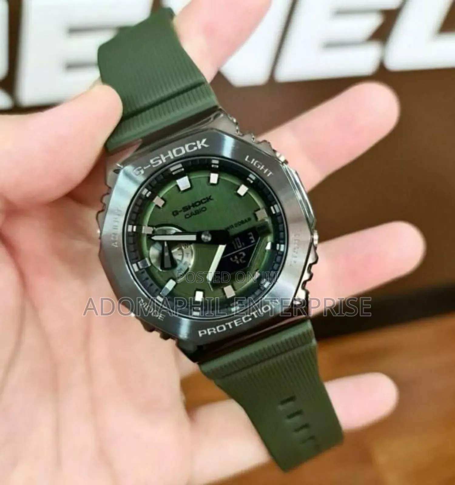 Authentic G-shock Chronograph Rubber Strap Watch