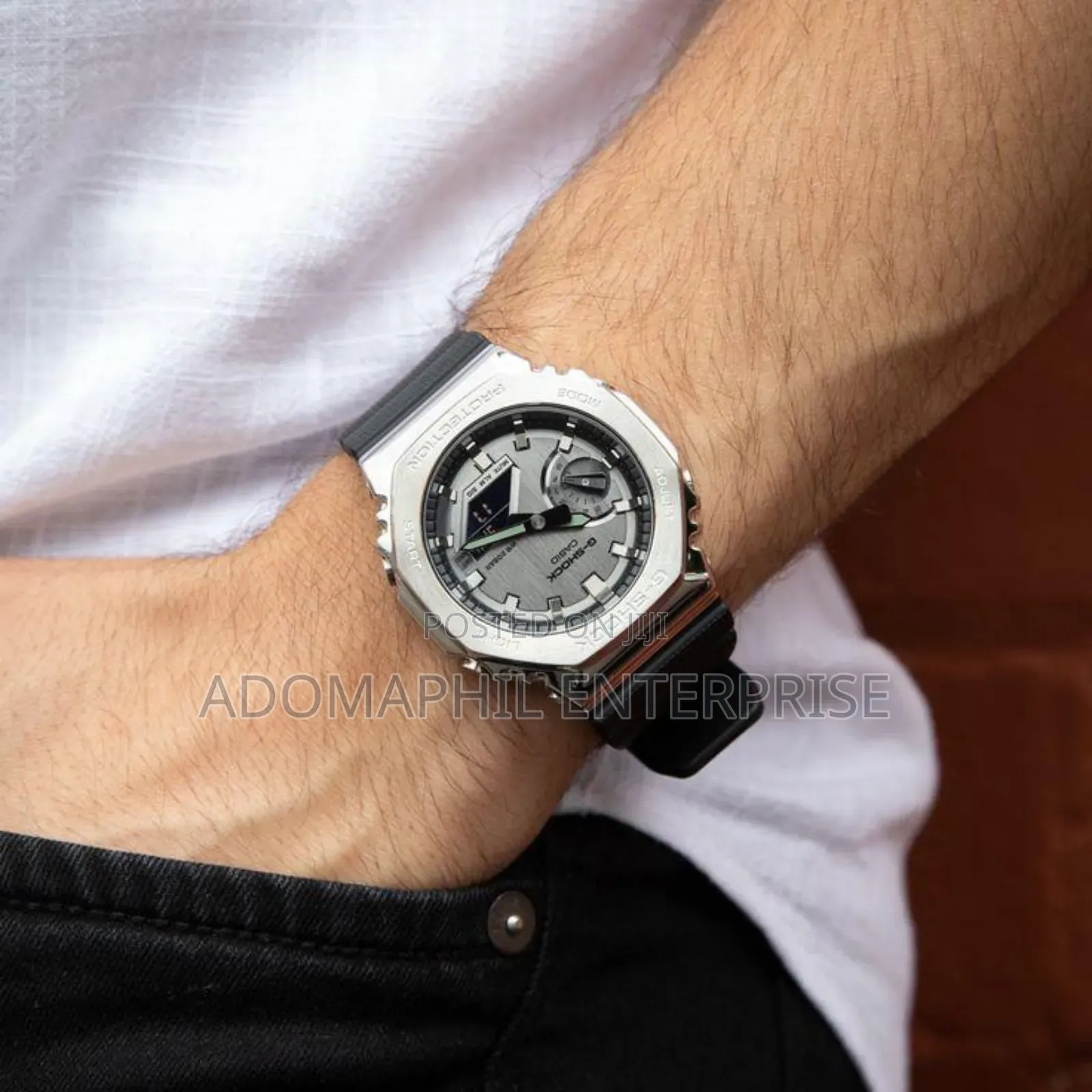 Authentic G-shock Chronograph Rubber Strap Watch