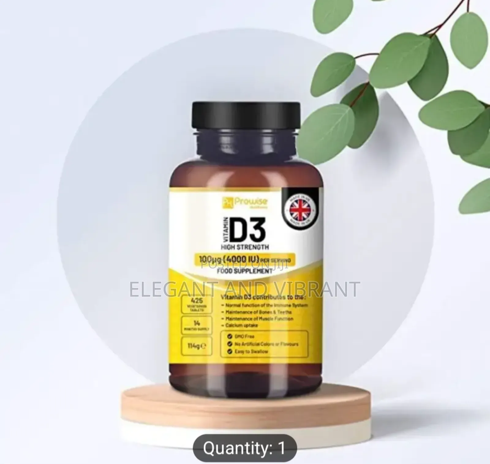 Vitamin D,4000iu High Strength 425 Tablets 14 Months Supply
