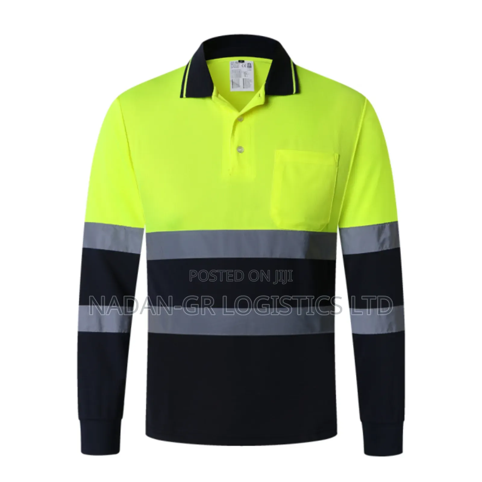 Reflective Polo Shirt( Long Sleeves)