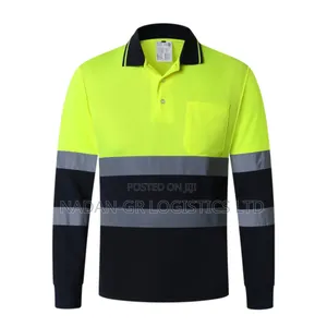 Reflective Polo Shirt( Long Sleeves)