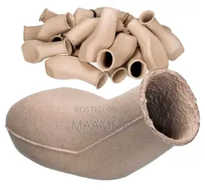 10 Disposable Pulp Male Urinal Bottle 875ml