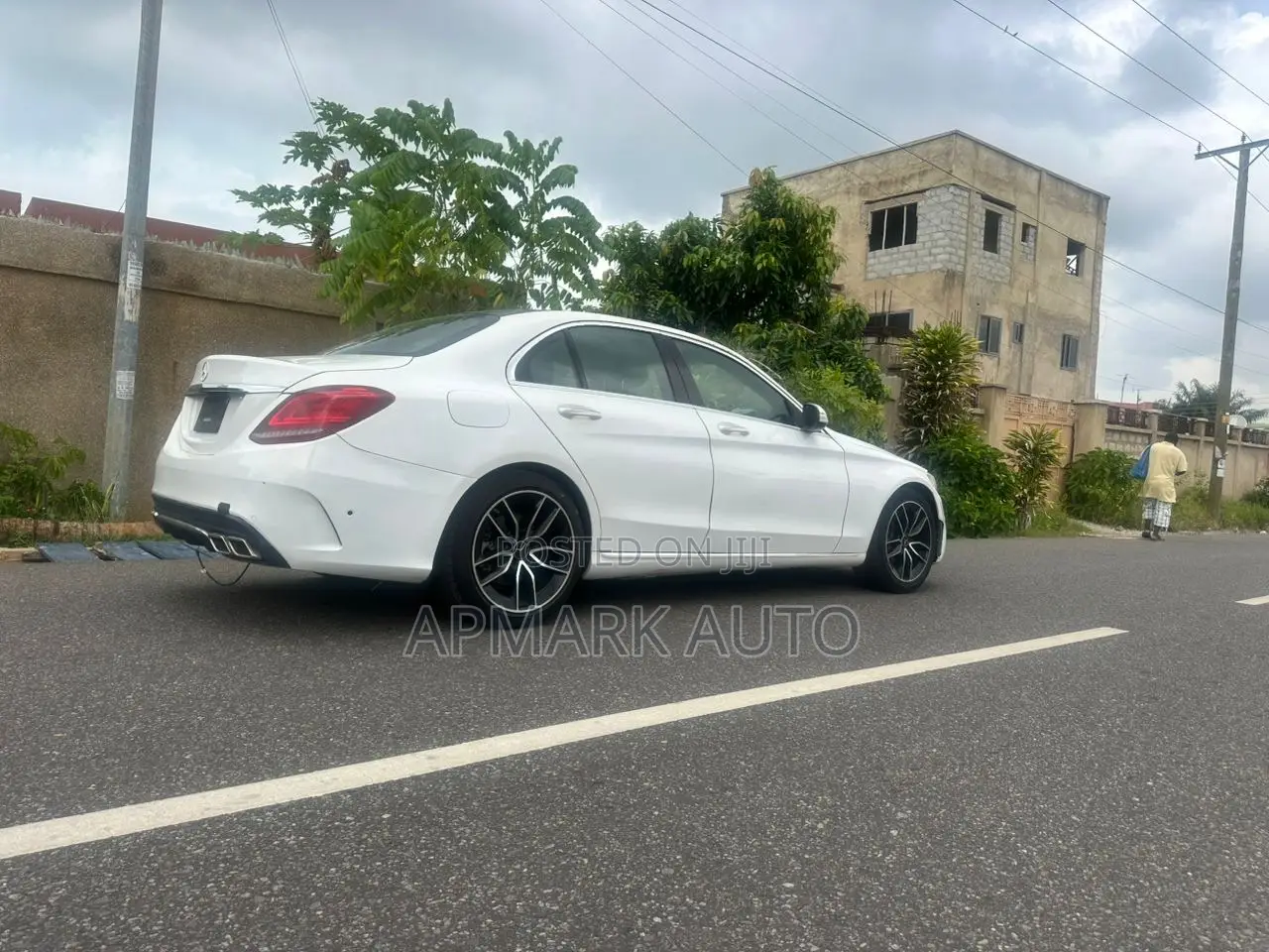 Mercedes-Benz C300 Base C300 AWD 4MATIC Sedan 2019 White