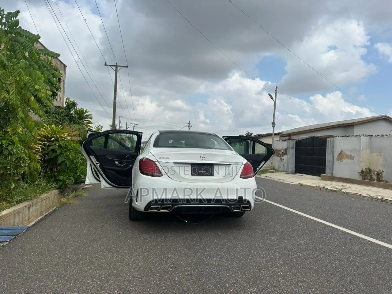 Mercedes-Benz C300 Base C300 AWD 4MATIC Sedan 2019 White