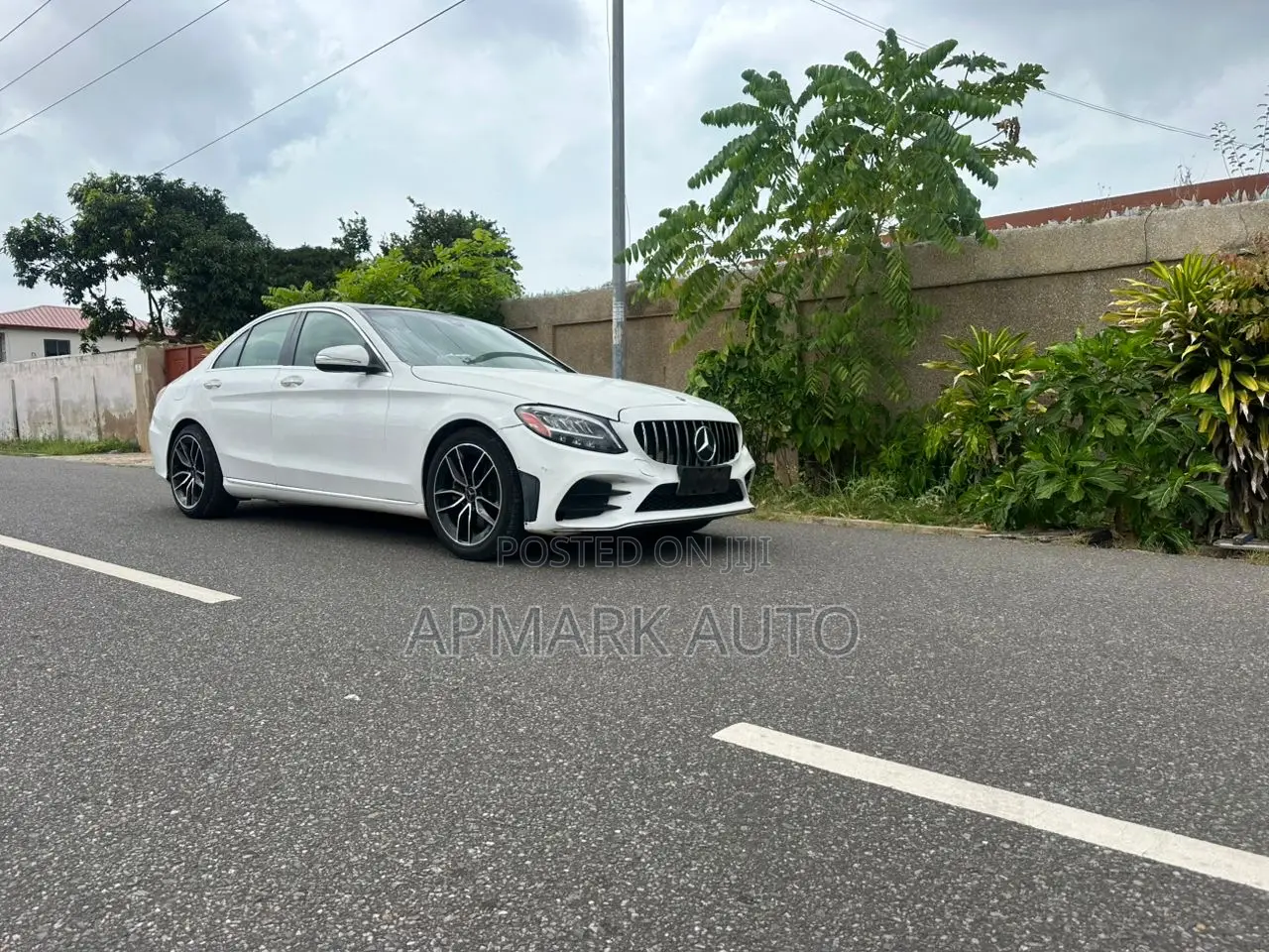 Mercedes-Benz C300 Base C300 AWD 4MATIC Sedan 2019 White