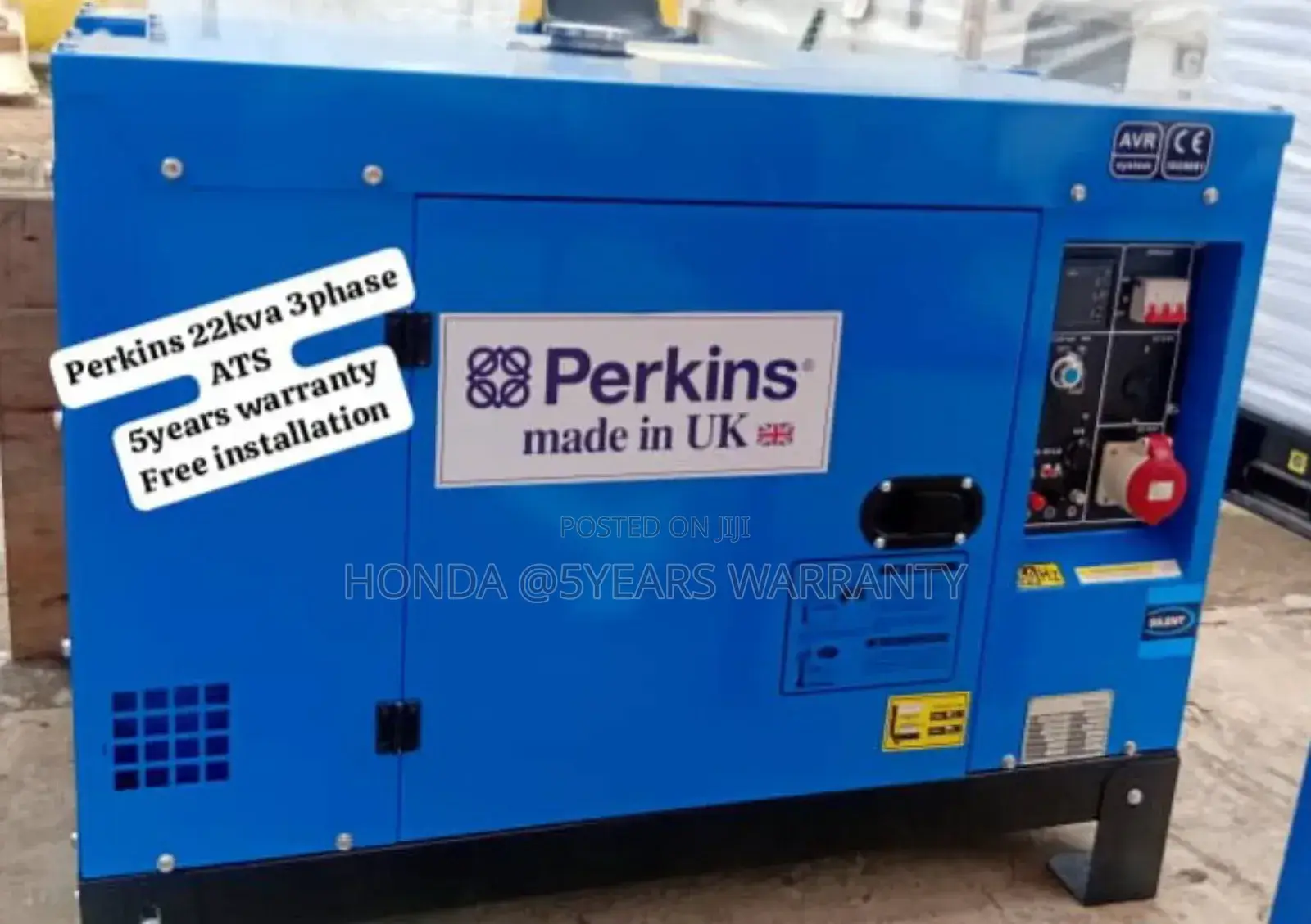 Green Power Solutions Perkins Generator 22kva 3phase Ats