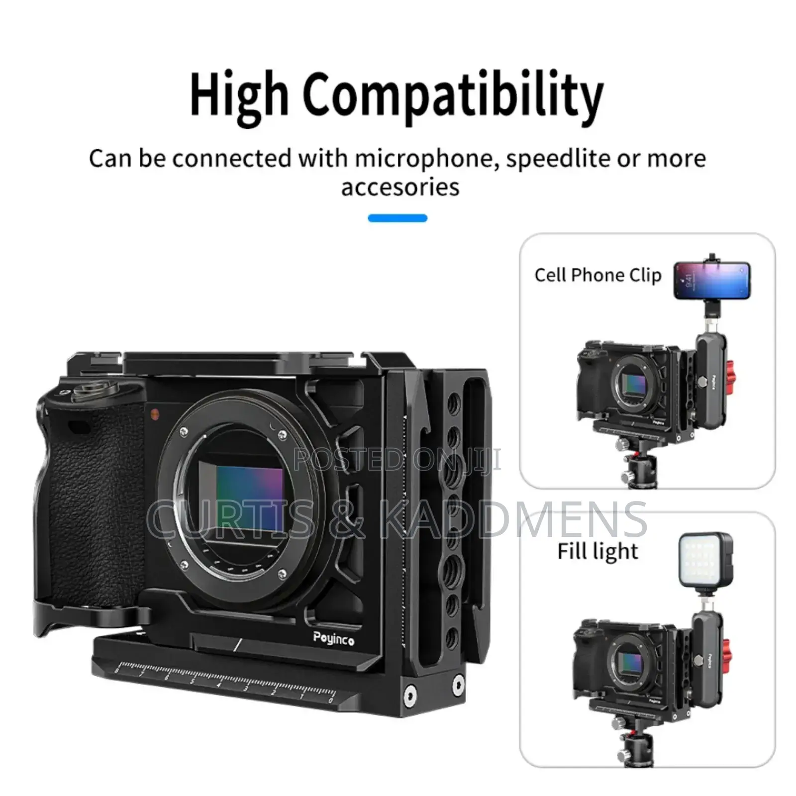 Universal L Bracket Vertical Plate for Gimbals Tripods