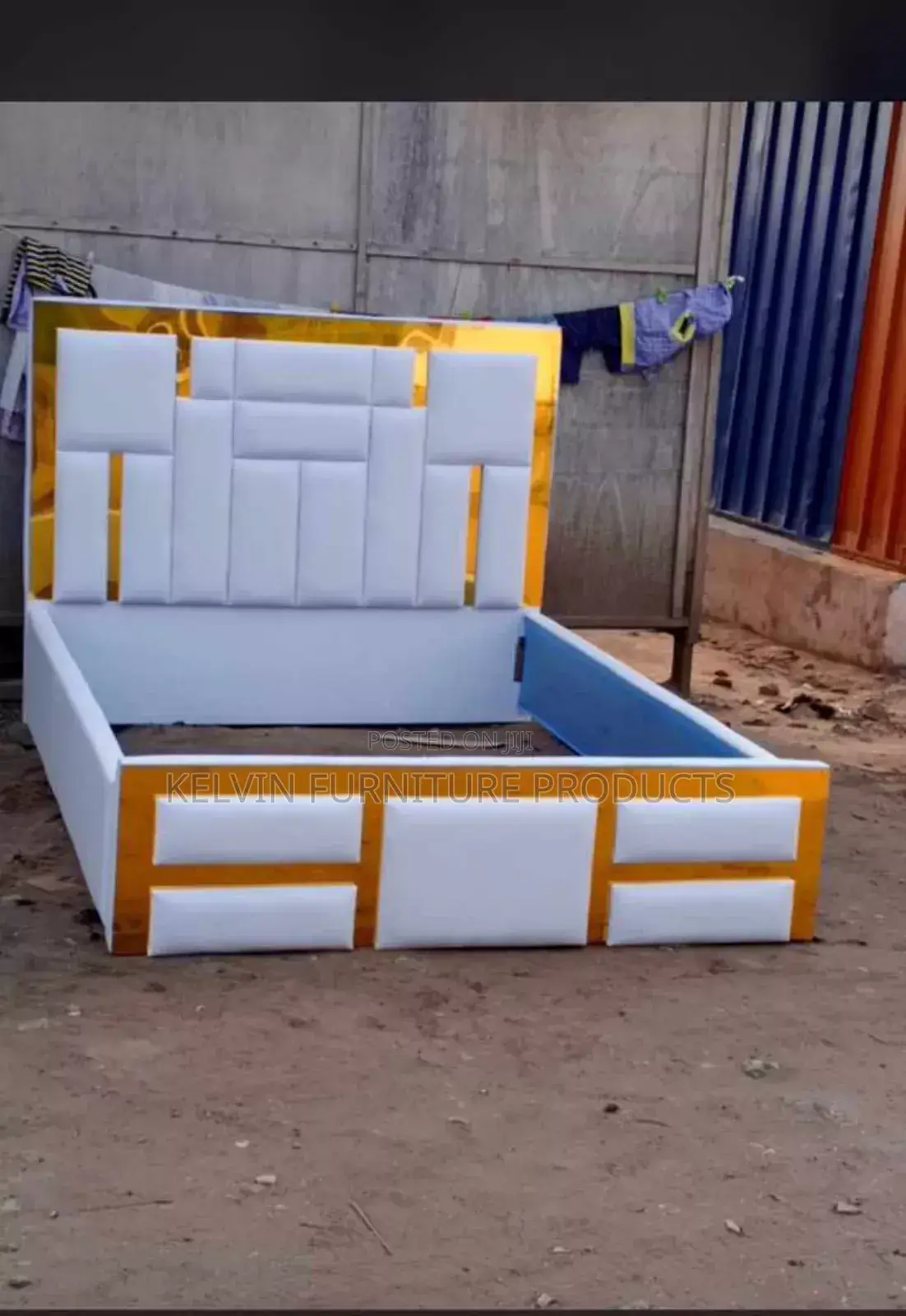 Double Bed Frame With Side Drawers