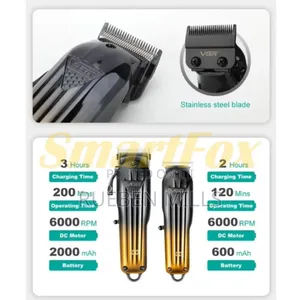 Full Set Of Professional Hair Clippers Barbering Machine