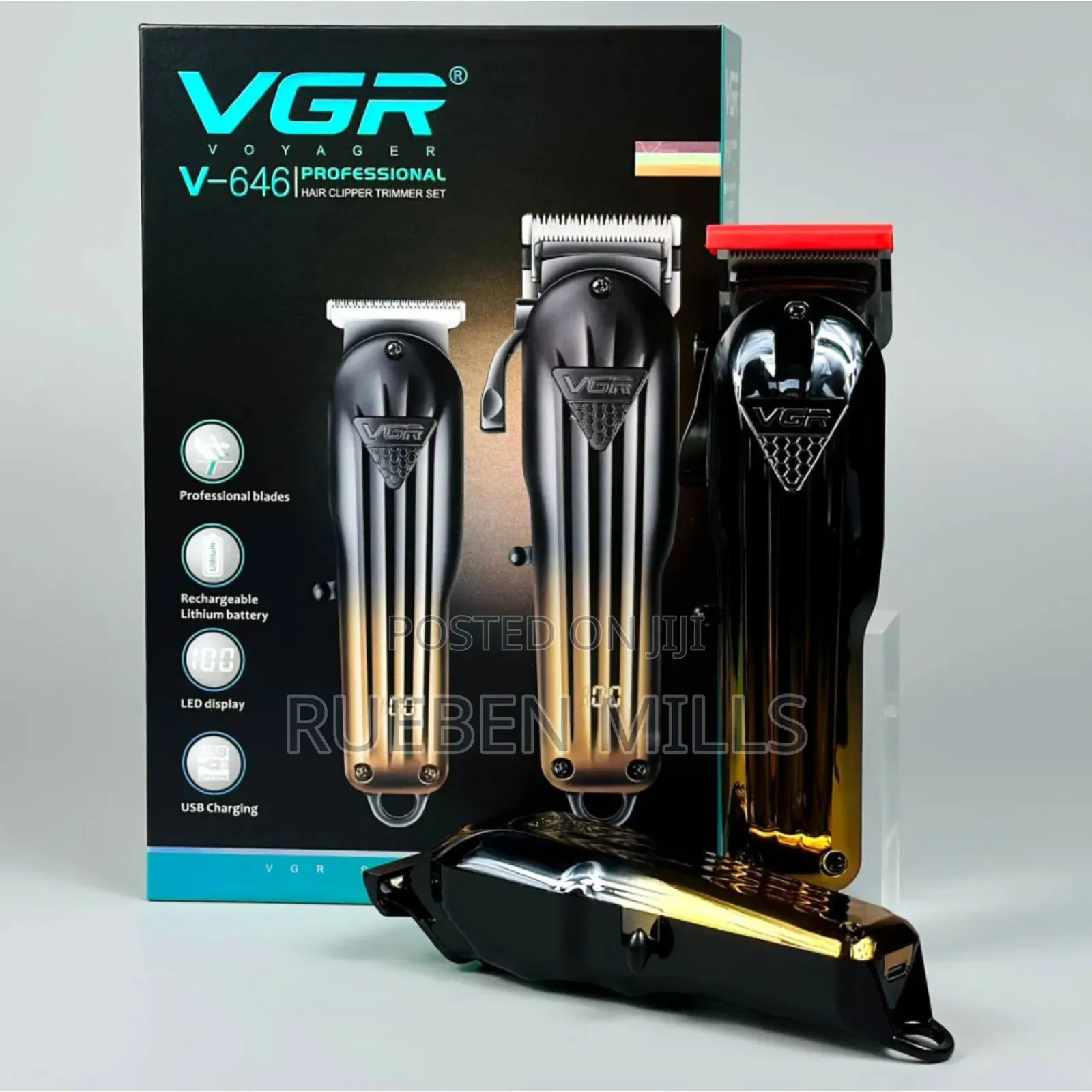 Full Set Of Professional Hair Clippers Barbering Machine