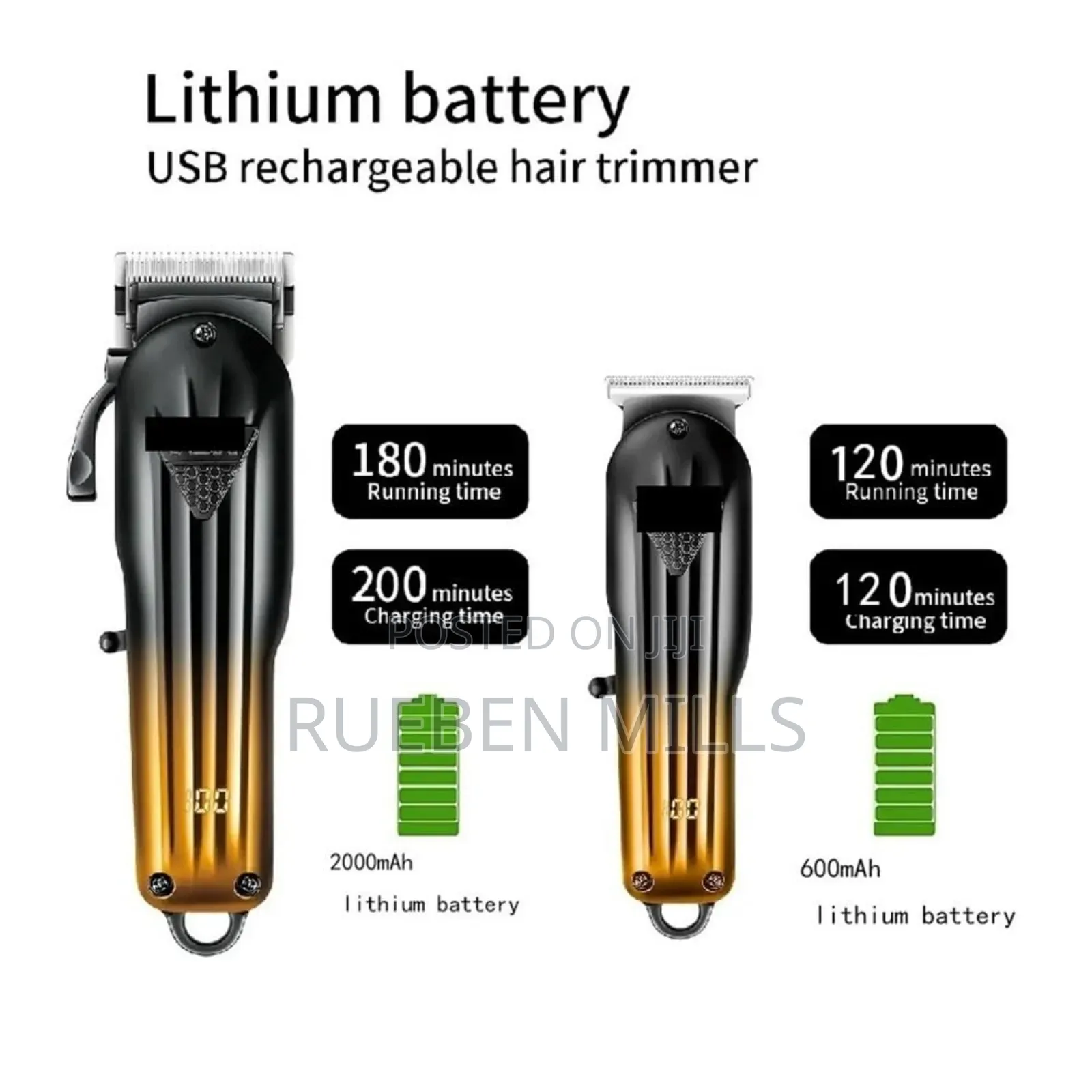 Full Set Of Professional Hair Clippers Barbering Machine