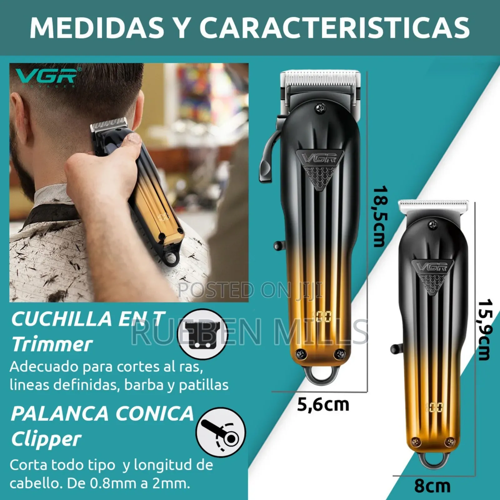 Full Set Of Professional Hair Clippers Barbering Machine