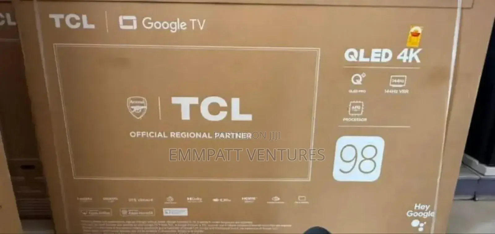 98" TCL Android Google Tv
