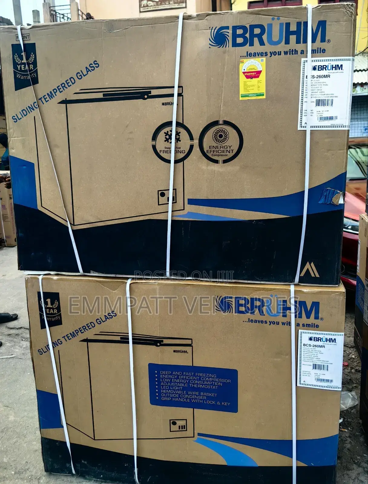 250l Bruhm Chest Freezer