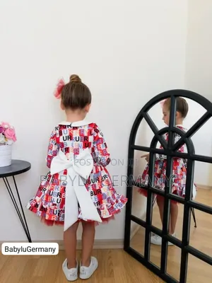 Red Burberry Princess Ball Gown Dress