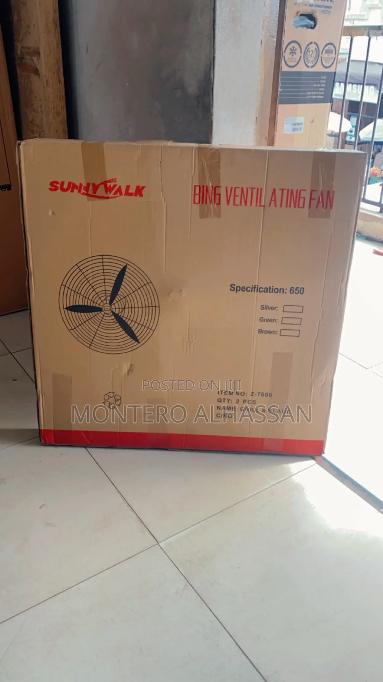 Sunnywalk Wall Fan 26 Inches